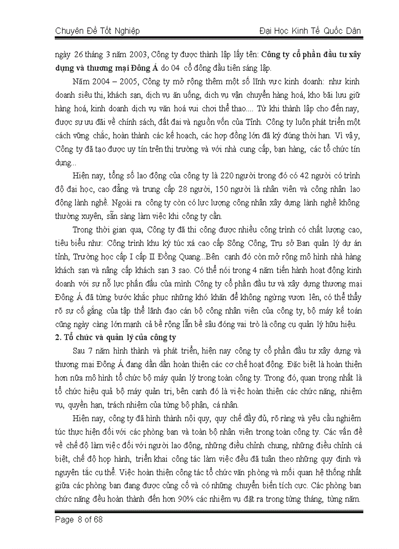 image for page Nâng cao năng lực cạnh tranh trong công tác đấu thầu xây dựng tại công ty cổ phần đầu tư xây dựng và thương mại Đông Á