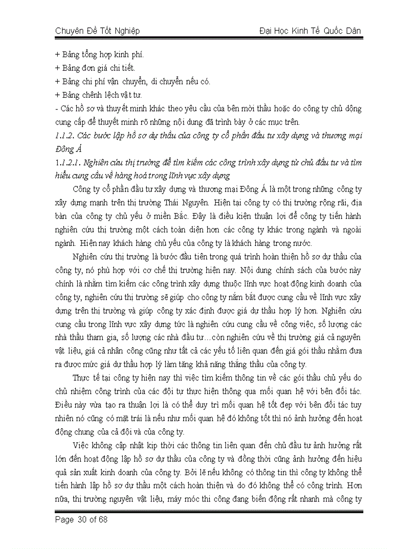 image for page Nâng cao năng lực cạnh tranh trong công tác đấu thầu xây dựng tại công ty cổ phần đầu tư xây dựng và thương mại Đông Á