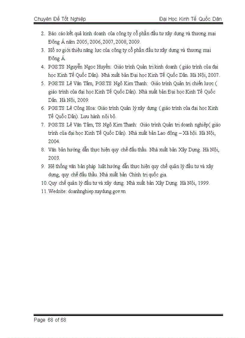 image for page Nâng cao năng lực cạnh tranh trong công tác đấu thầu xây dựng tại công ty cổ phần đầu tư xây dựng và thương mại Đông Á