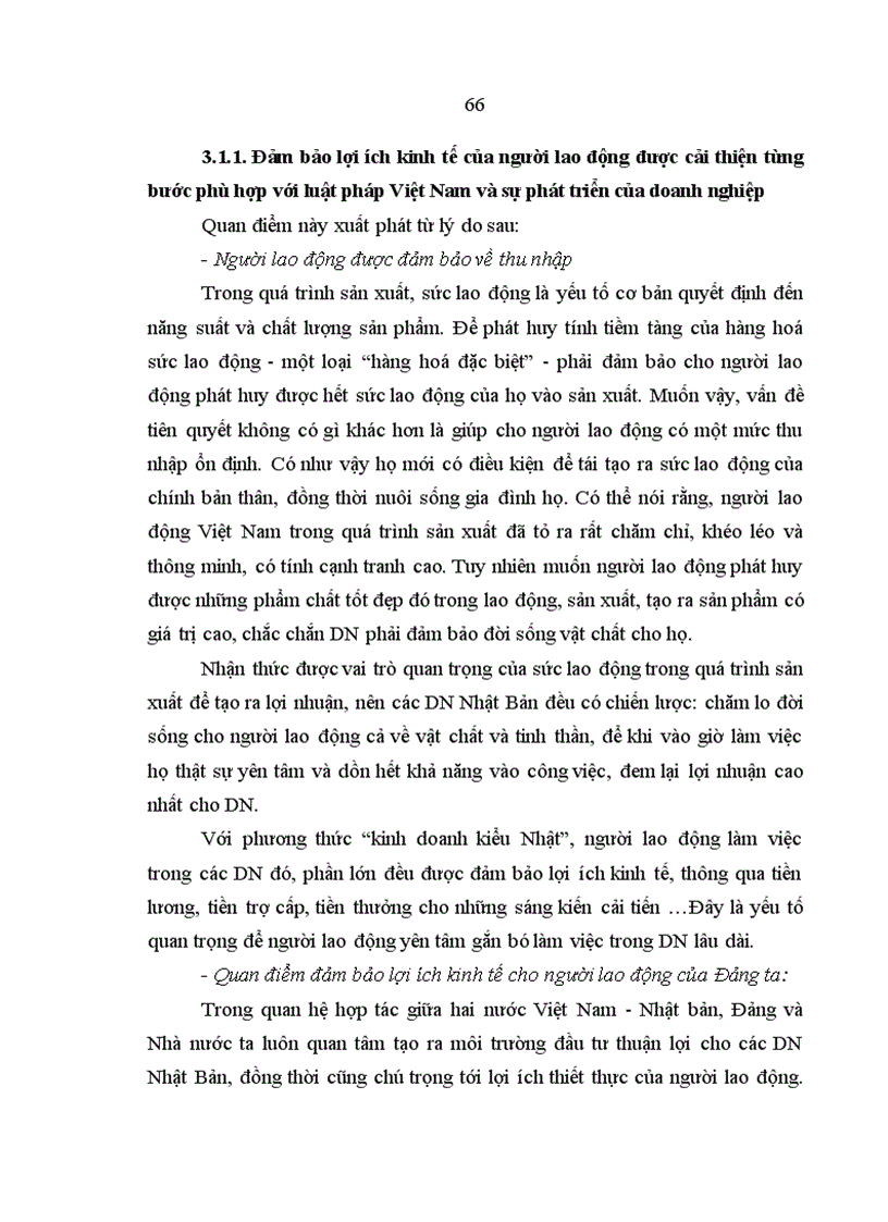 image for page Lợi ích kinh tế của người lao động trong các doanh nghiệp có vốn đầu tư của Nhật Bản trên địa bàn Hà Nội