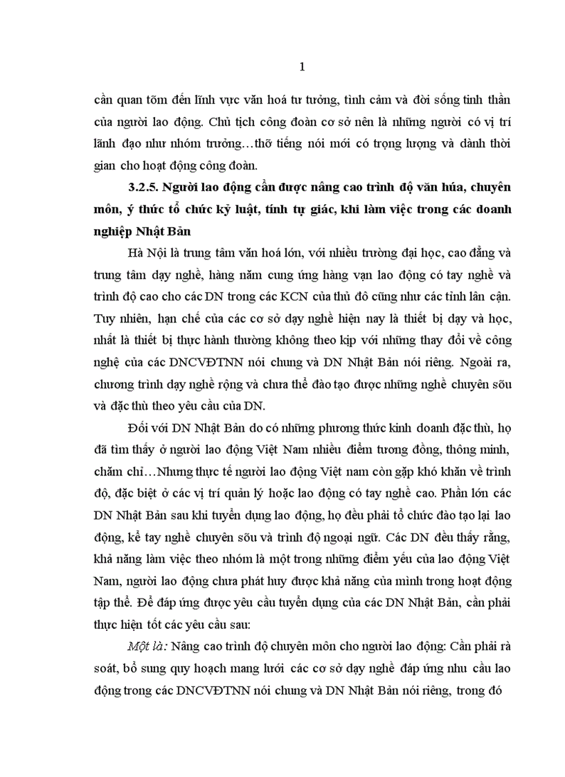 image for page Lợi ích kinh tế của người lao động trong các doanh nghiệp có vốn đầu tư của Nhật Bản trên địa bàn Hà Nội