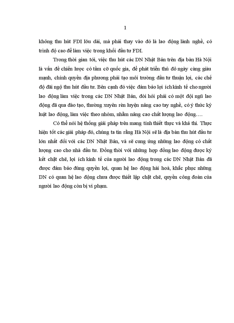 image for page Lợi ích kinh tế của người lao động trong các doanh nghiệp có vốn đầu tư của Nhật Bản trên địa bàn Hà Nội