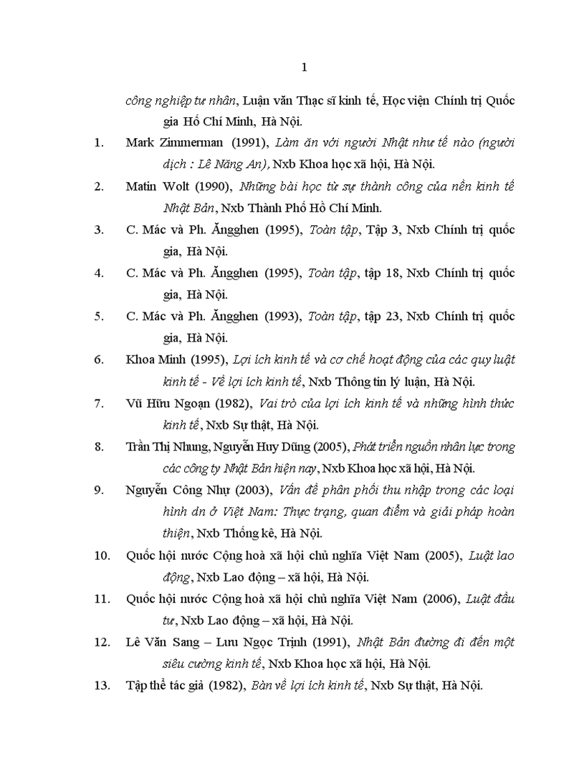 image for page Lợi ích kinh tế của người lao động trong các doanh nghiệp có vốn đầu tư của Nhật Bản trên địa bàn Hà Nội