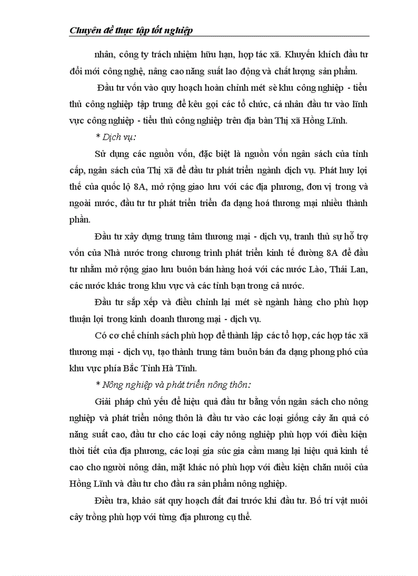 image for page Thực trạng và giải pháp sử dụng hiệu quả vốn đầu tư từ ngân sách cho đầu tư phát triển trên địa bàn thị xã Hồng Lĩnh tỉnh Hà Tĩnh giai đoạn 2000 2010 1