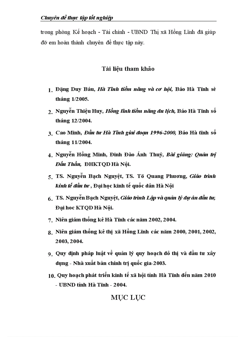 image for page Thực trạng và giải pháp sử dụng hiệu quả vốn đầu tư từ ngân sách cho đầu tư phát triển trên địa bàn thị xã Hồng Lĩnh tỉnh Hà Tĩnh giai đoạn 2000 2010 1