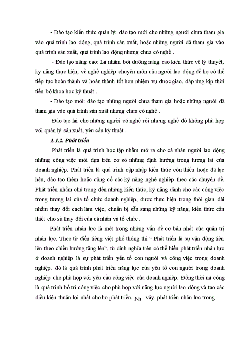 image for page Công tác đào tạo và phát triển nguồn nhân lực tại Công ty TNHH Nam Dương 1