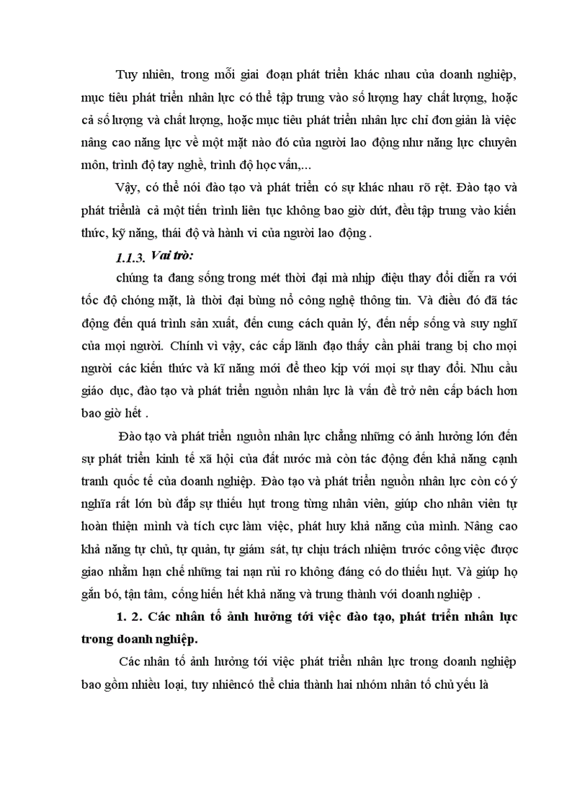 image for page Công tác đào tạo và phát triển nguồn nhân lực tại Công ty TNHH Nam Dương 1
