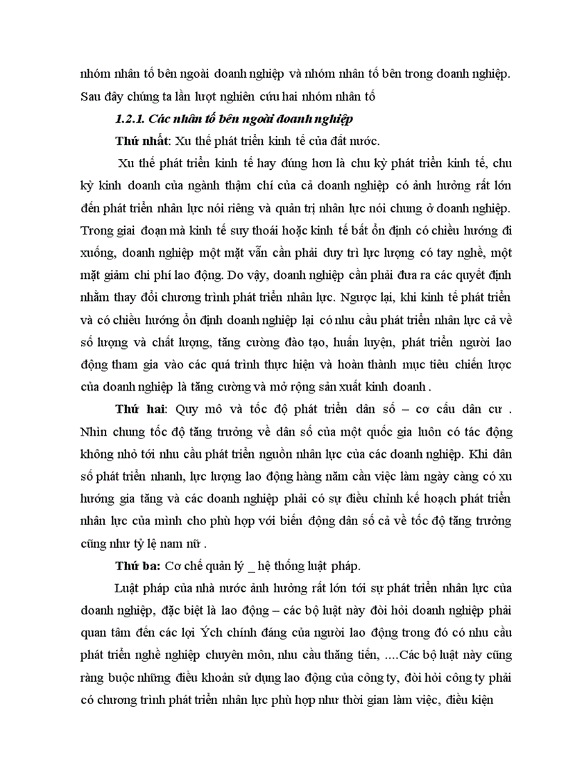 image for page Công tác đào tạo và phát triển nguồn nhân lực tại Công ty TNHH Nam Dương 1