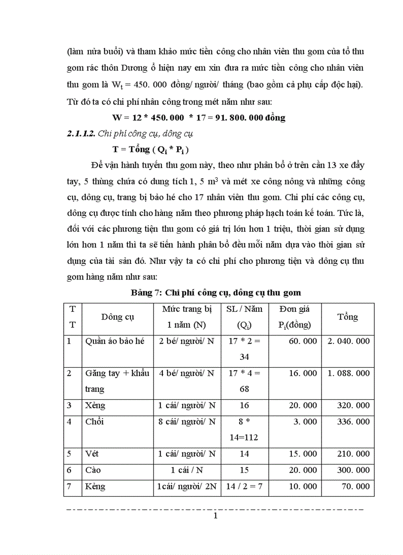 image for page Bước đầu tính toán hiệu quả kinh tế của việc thiết lập hệ thống thu gom chất thải rắn làng giấy Phong Khê huyện Yên Phong tỉnh Bắc Ninh 1