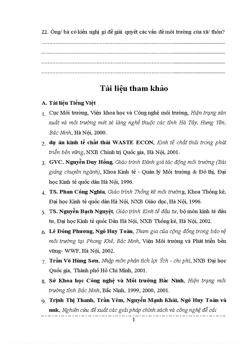 image for page Bước đầu tính toán hiệu quả kinh tế của việc thiết lập hệ thống thu gom chất thải rắn làng giấy Phong Khê huyện Yên Phong tỉnh Bắc Ninh 1