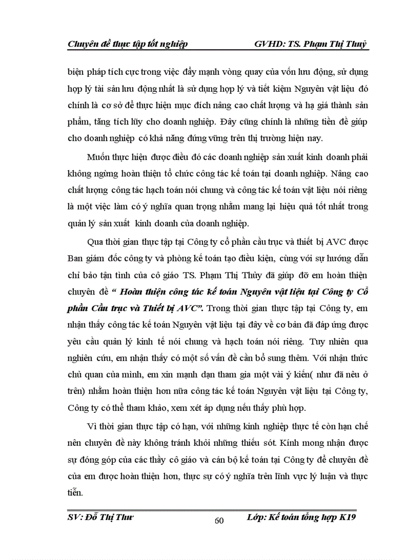 image for page Hoàn thiện công tác kế toán nguyên vật liệu tại Công ty Cổ phần Cầu trục và Thiết bị AVC 1