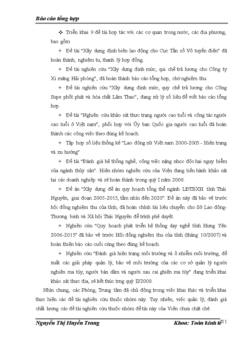 image for page Báo cáo thực tập tổng hợp tại Viện Khoa học Lao động và Xã hội và Trung tâm Thông tin phân tích và dự báo chiến lược