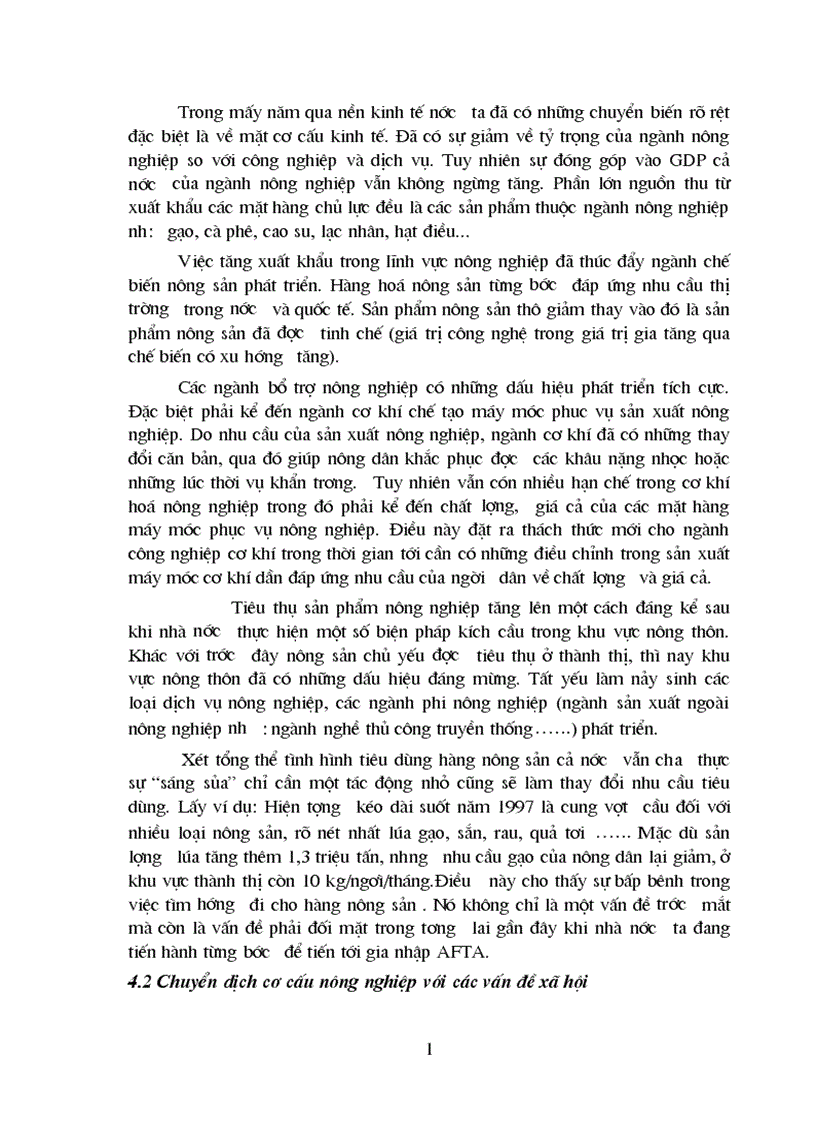image for page Phương hướng cơ bản chuyển dịch cơ cấu nông nghiệp Việt Nam giai đoạn 2001 2010 1