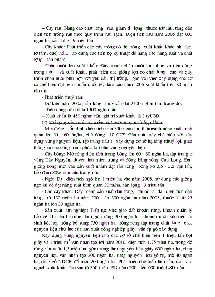 image for page Phương hướng cơ bản chuyển dịch cơ cấu nông nghiệp Việt Nam giai đoạn 2001 2010 1