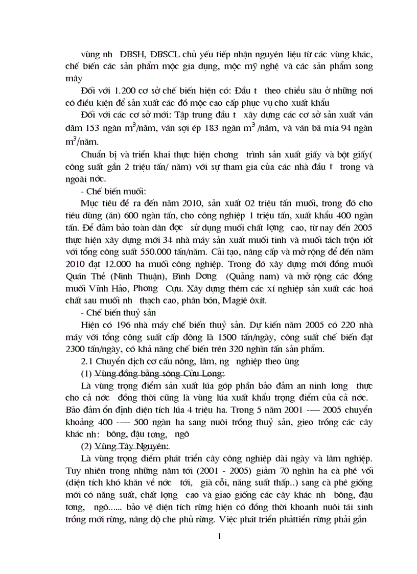 image for page Phương hướng cơ bản chuyển dịch cơ cấu nông nghiệp Việt Nam giai đoạn 2001 2010 1