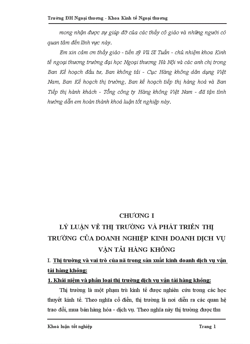 image for page Các phương hướng và biện pháp phát triển thị trường vận tải hàng không của Tổng công ty Hàng không Việt Nam
