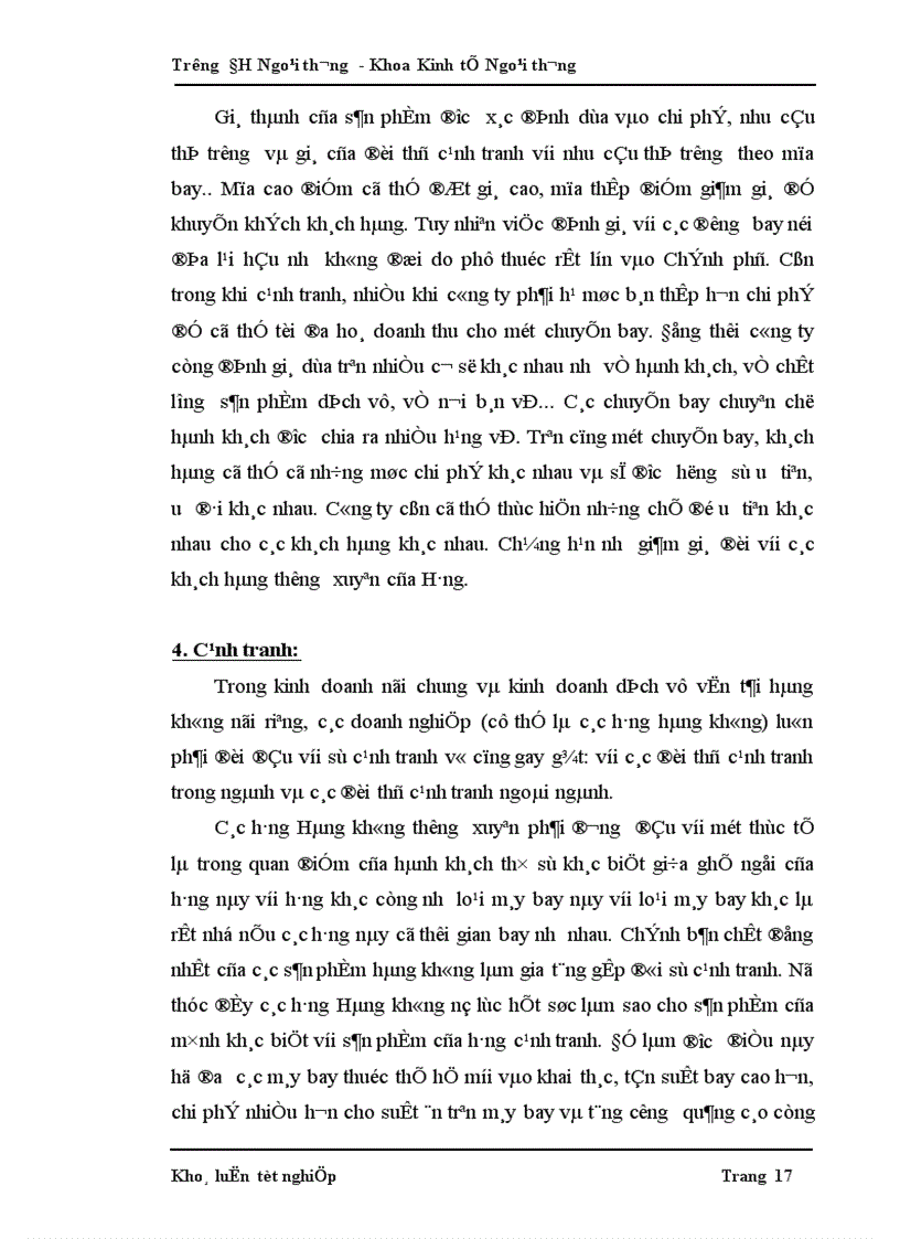 image for page Các phương hướng và biện pháp phát triển thị trường vận tải hàng không của Tổng công ty Hàng không Việt Nam