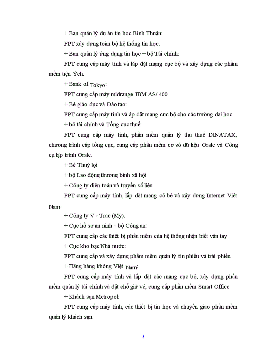 image for page Báo cáo thực tập tổng hợp của Công ty FPT