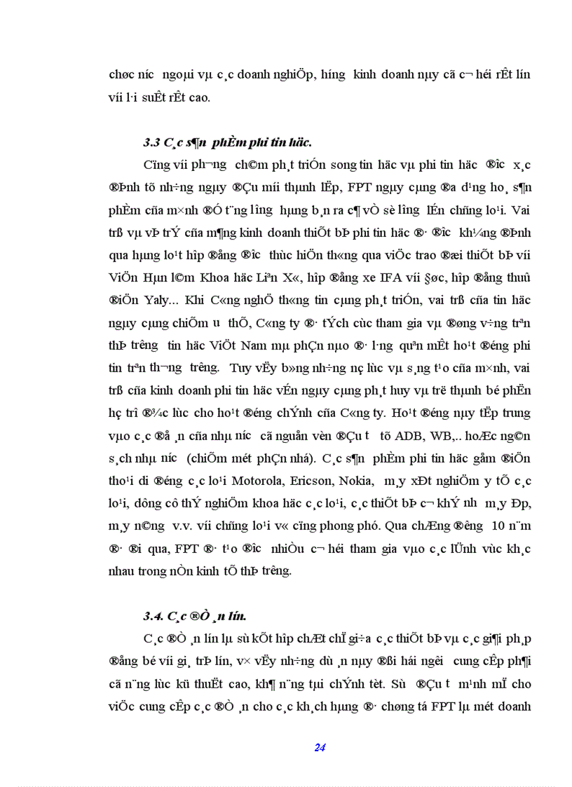 image for page Báo cáo thực tập tổng hợp của Công ty FPT