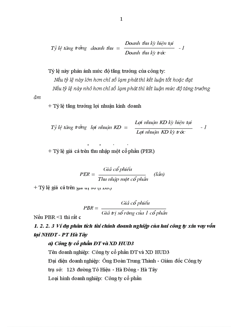 image for page Một số giải pháp hoàn thiện công tác phân tích tài chính doanh nghiệp phục vụ cho hoạt động tín dụng tại Ngân hàng ĐT PT Hà Tây