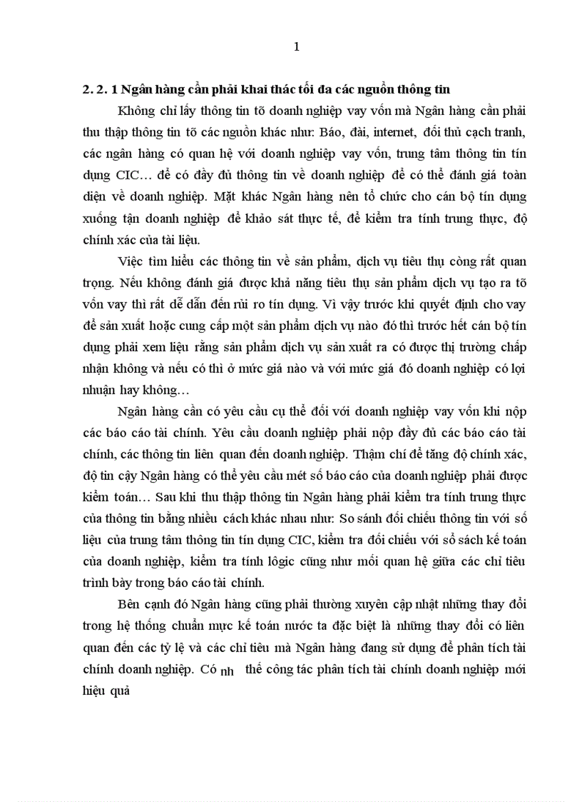 image for page Một số giải pháp hoàn thiện công tác phân tích tài chính doanh nghiệp phục vụ cho hoạt động tín dụng tại Ngân hàng ĐT PT Hà Tây