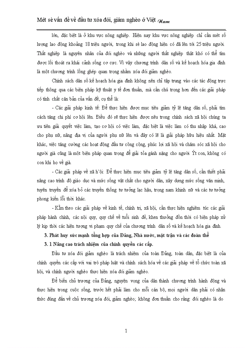image for page Một số vấn đề về đầu tư xóa đói giảm nghèo ở Việt Nam 1