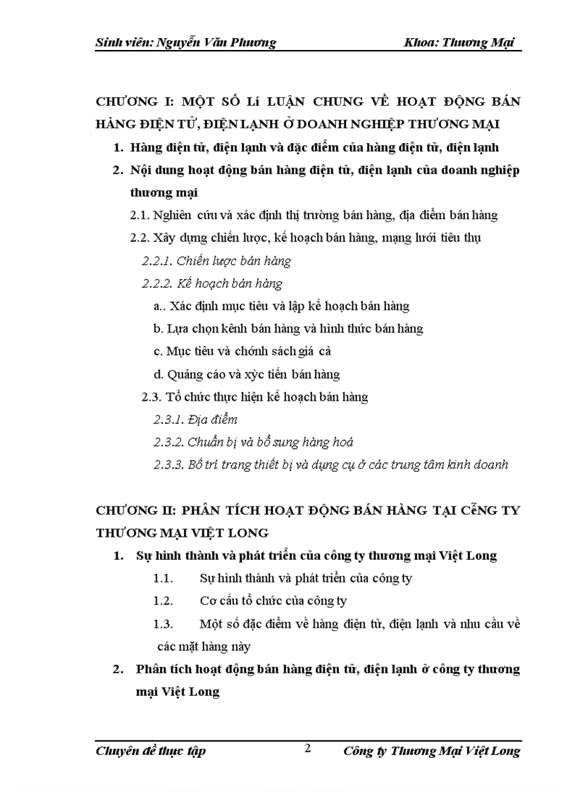 image for page Giải pháp đẩy mạnh hoạt động bán hàng điện tử điện lạnh của công ty thương mại Việt Long 1