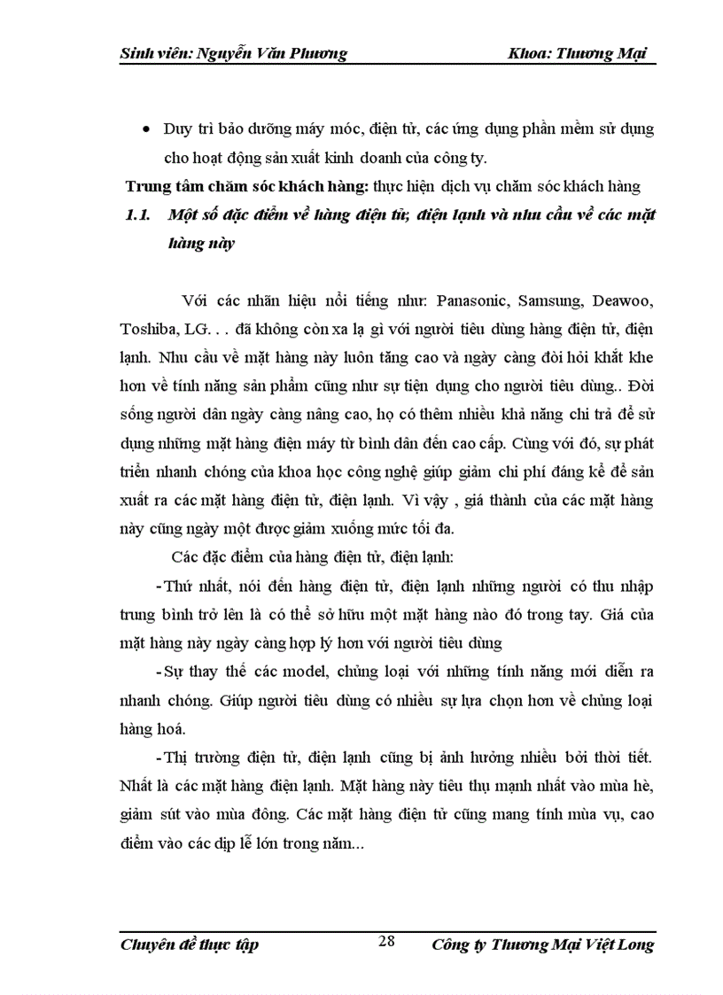 image for page Giải pháp đẩy mạnh hoạt động bán hàng điện tử điện lạnh của công ty thương mại Việt Long 1