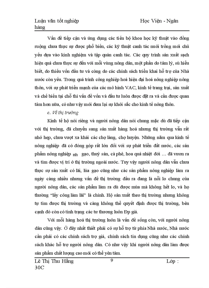 image for page Biện pháp mở rộng và nâng cao hiệu quả cho vay hộ sản xuất ở NHNo PTNT Huyện Mộc Châu 1