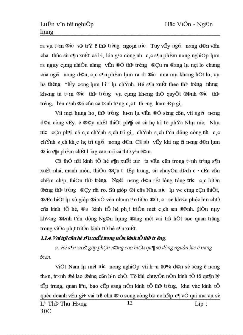 image for page Biện pháp mở rộng và nâng cao hiệu quả cho vay hộ sản xuất ở NHNo PTNT Huyện Mộc Châu 1