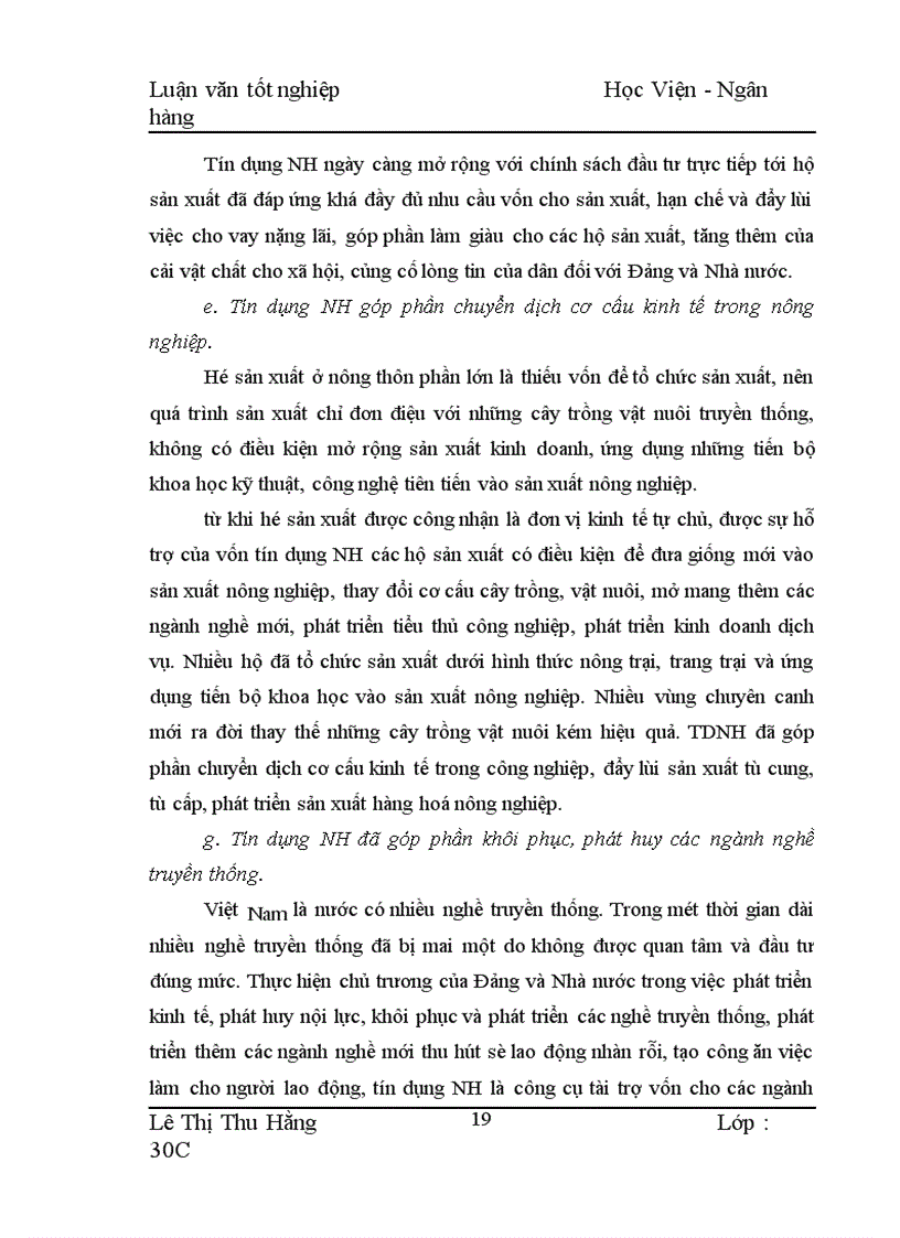 image for page Biện pháp mở rộng và nâng cao hiệu quả cho vay hộ sản xuất ở NHNo PTNT Huyện Mộc Châu 1
