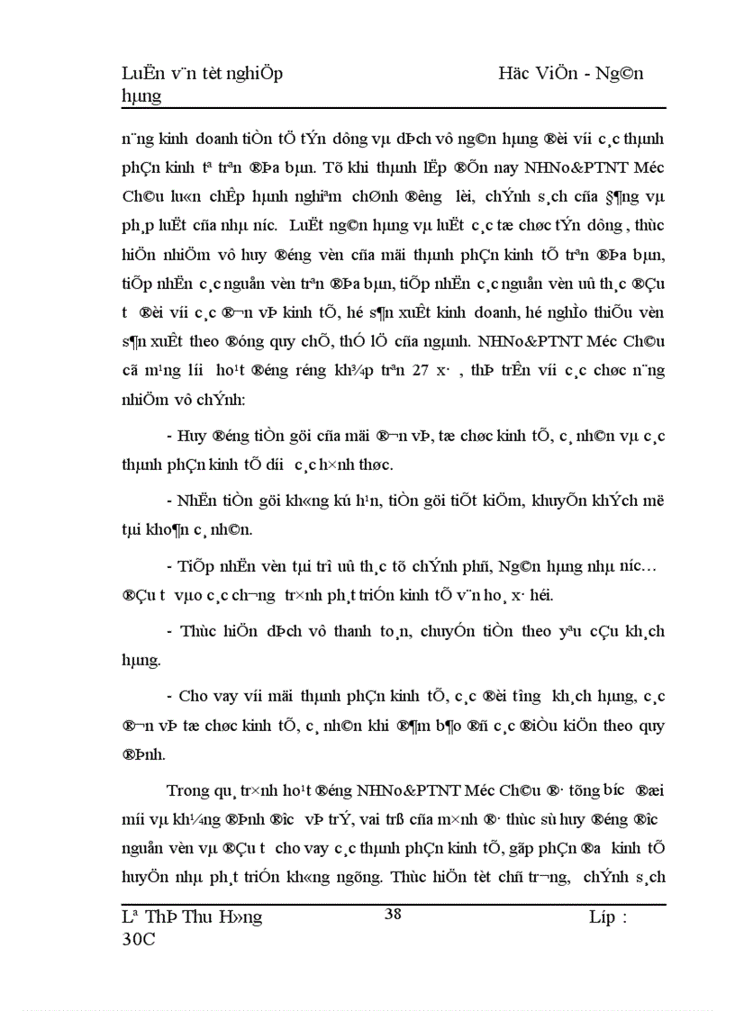 image for page Biện pháp mở rộng và nâng cao hiệu quả cho vay hộ sản xuất ở NHNo PTNT Huyện Mộc Châu 1