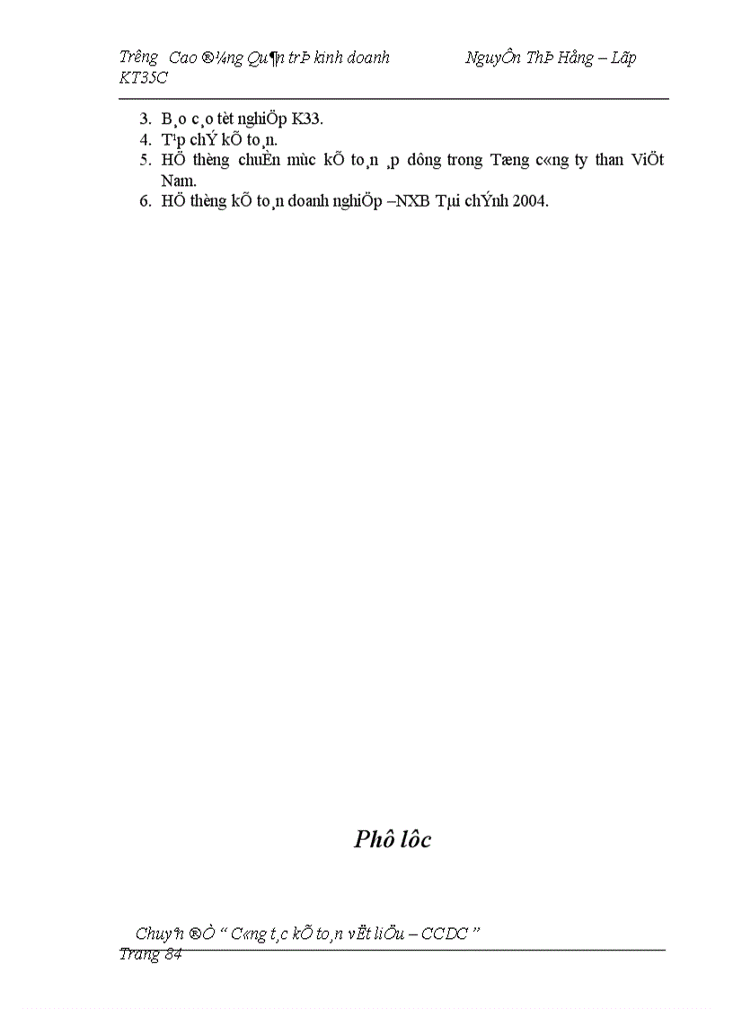 image for page Công tác kế toán vật liệu công cụ dụng cụ