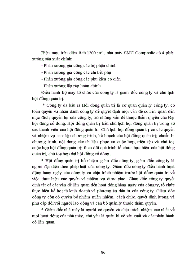 image for page Tổ chức công tác Hạch toán chi phí sản xuất và tính giá thành sản phẩm với việc tăng cường quản trị doanh nghiệp tại Công ty cổ phần SMC Composite 1