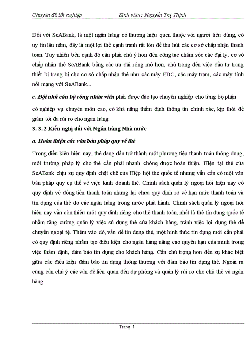 image for page Phát triển hoạt động thanh toán thẻ tại Ngân hàng TMCP Đông Nam Á 1