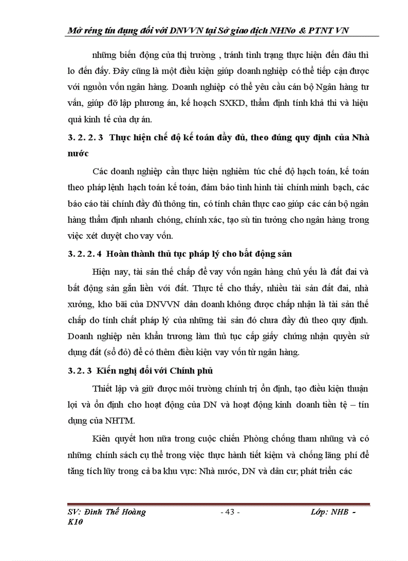 image for page Giải pháp mở rộng tín dụng đối với các doanh nghiệp vừa và nhỏ tại SGD NHNo PTNT VN 1