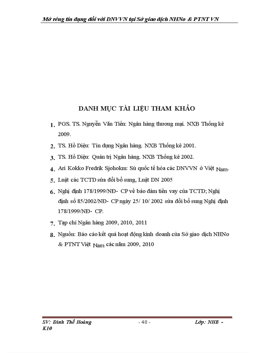 image for page Giải pháp mở rộng tín dụng đối với các doanh nghiệp vừa và nhỏ tại SGD NHNo PTNT VN 1