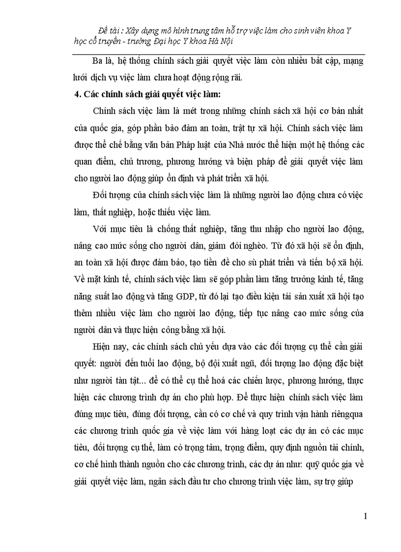 image for page Xây dựng mô hình trung tâm hỗ trợ việc làm cho sinh viên khoa Y học cổ truyền trường Đại học Y khoa Hà Nội