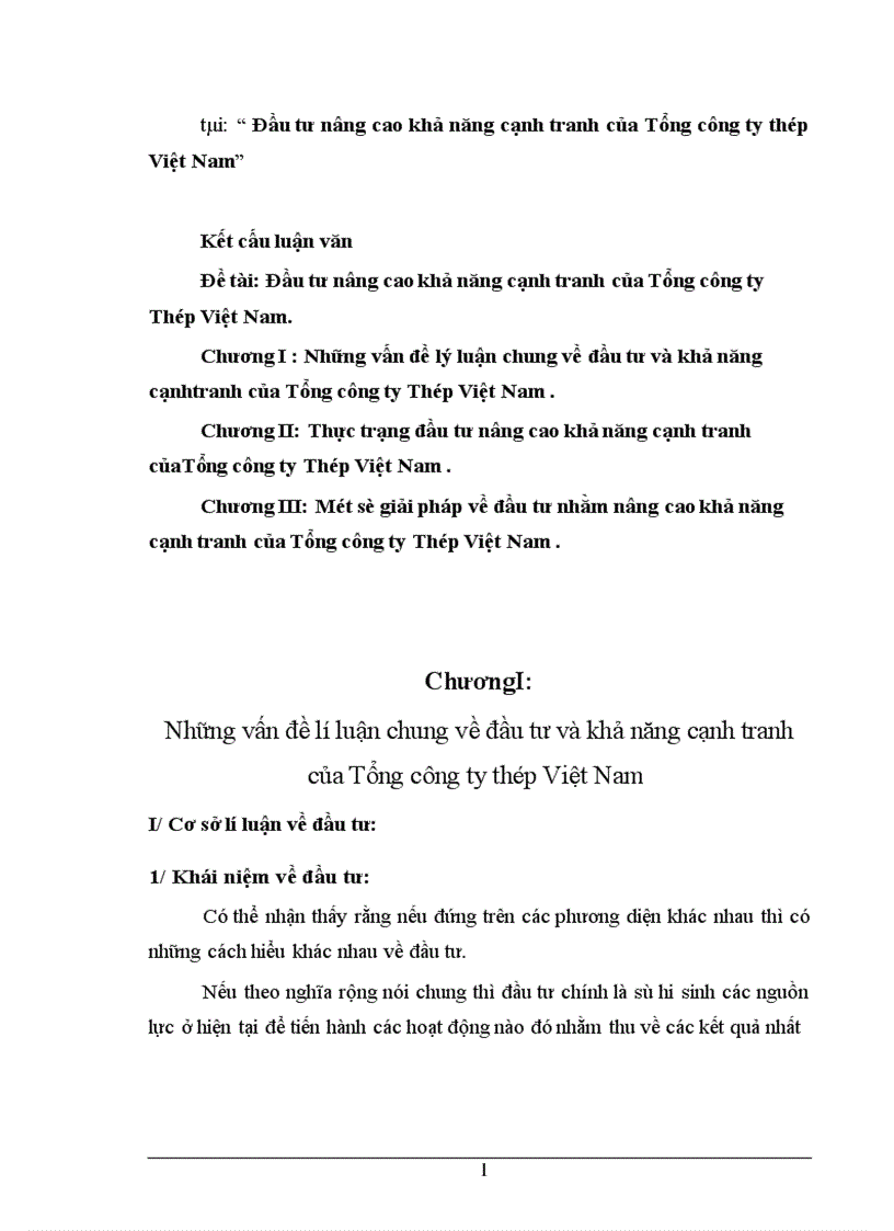 image for page Đầu tư nâng cao khả năng cạnh tranh của Tổng công ty thép Việt Nam 1