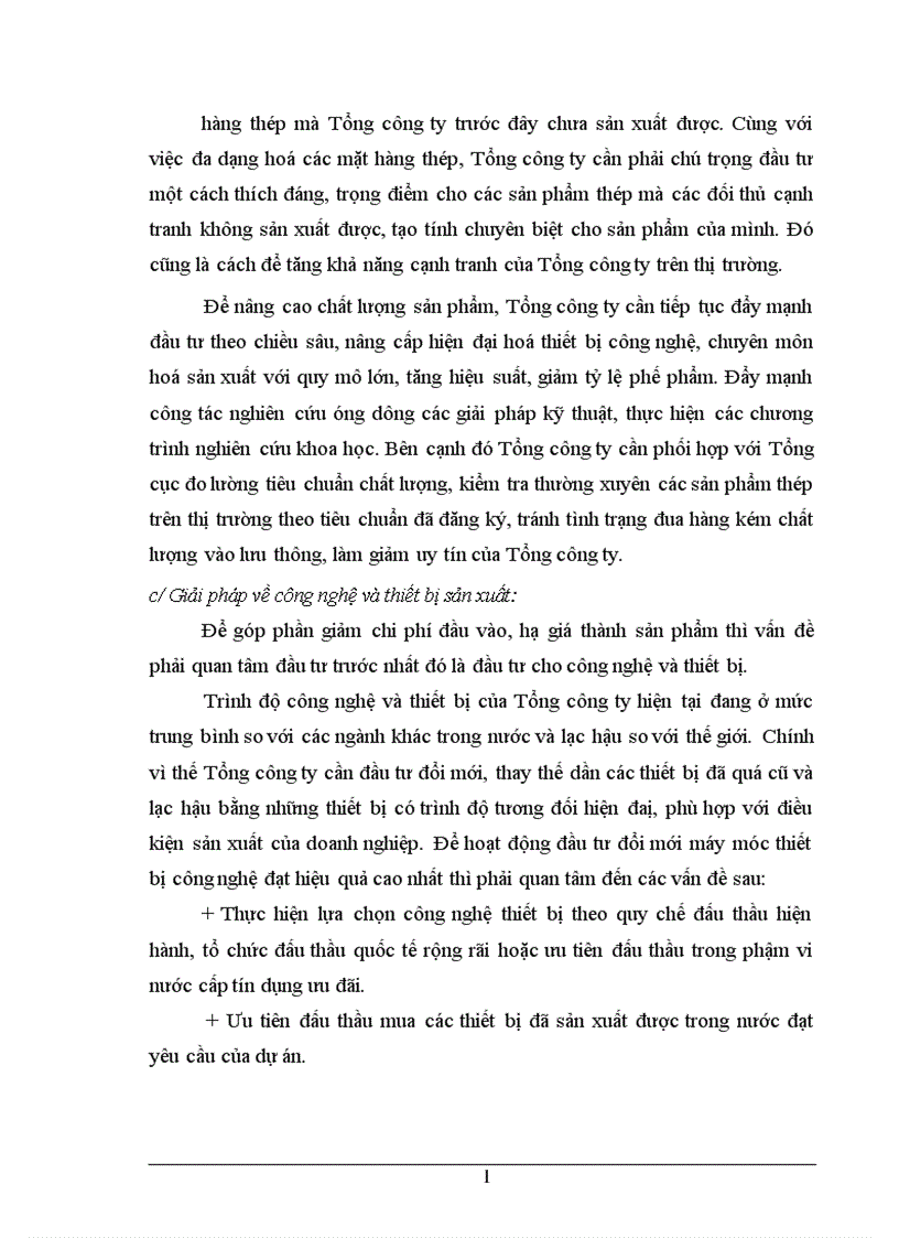 image for page Đầu tư nâng cao khả năng cạnh tranh của Tổng công ty thép Việt Nam 1