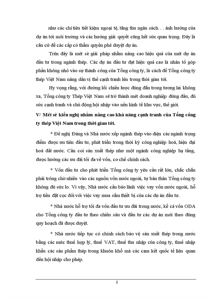 image for page Đầu tư nâng cao khả năng cạnh tranh của Tổng công ty thép Việt Nam 1