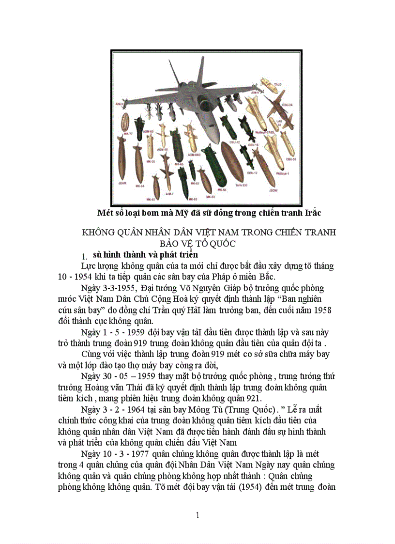 image for page Lịch sử phát triển của ngành hàng không và không quân thế giới