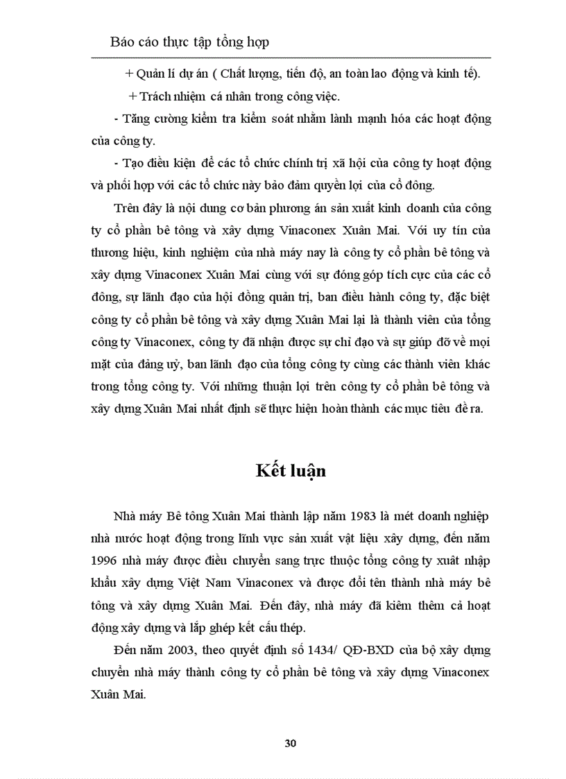 image for page Phương hướng và mục tiêu hoạt động của công ty cổ phần và xây dựng Vinaconex Xuân Mai trong thời gian tới