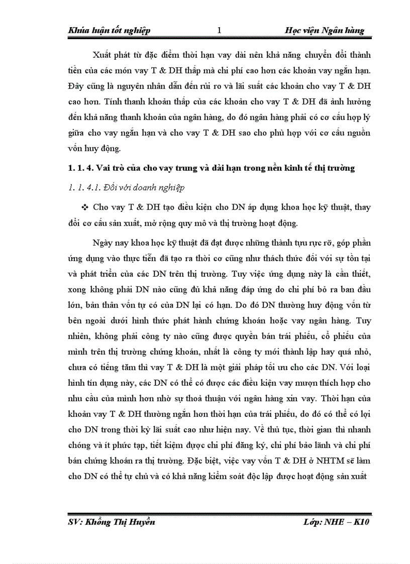 image for page Giải pháp nâng cao chất lượng cho vay trung và dài hạn tại Ngân hàng Đầu tư và phát triển Việt Nam chi nhánh Hai Bà Trưng 1