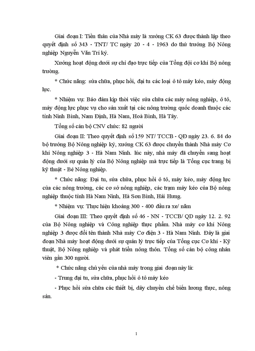 image for page Báo cáo tổng hợp tình hình sản xuất kinh doanh của Nhà máy chế tạo thiết bị và kết cấu thép thuộc Công ty xây dựng và lắp máy số 10 Tổng công ty lắp máy Bộ xây dựng