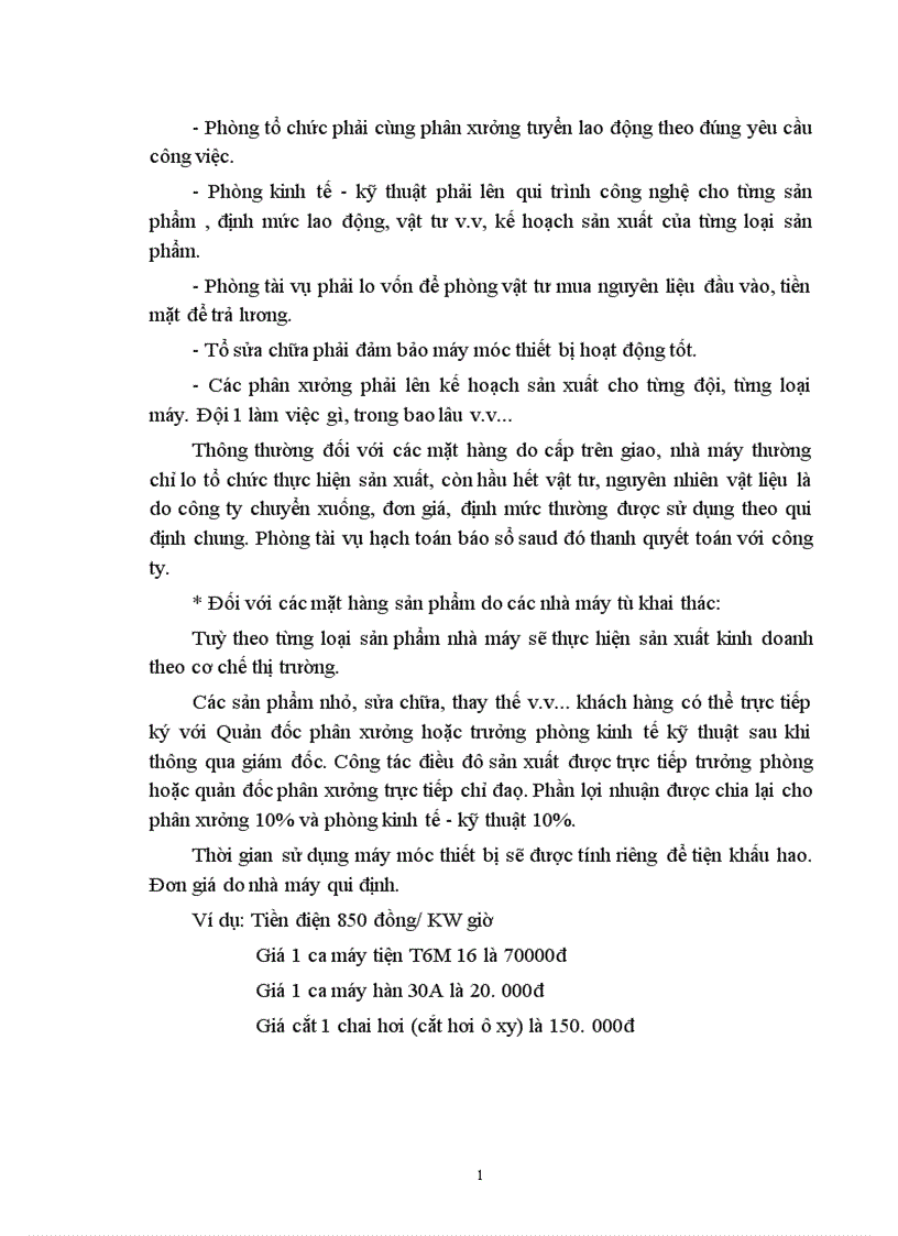 image for page Báo cáo tổng hợp tình hình sản xuất kinh doanh của Nhà máy chế tạo thiết bị và kết cấu thép thuộc Công ty xây dựng và lắp máy số 10 Tổng công ty lắp máy Bộ xây dựng