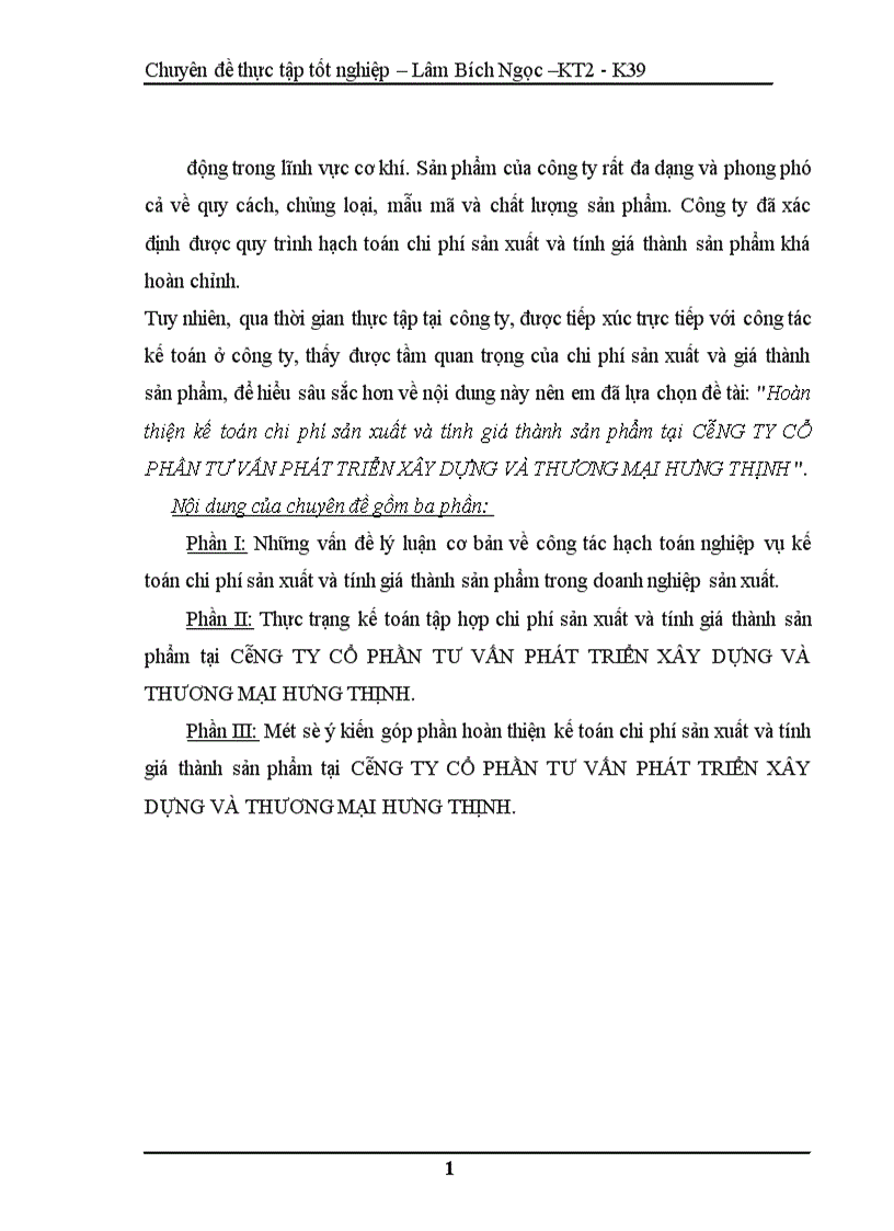 image for page Hoàn thiện kế toán chi phí sản xuất và tính giá thành sản phẩm tại công ty cổ phần tư vấn phát triển xây dựng và thương mại hưng thịnh