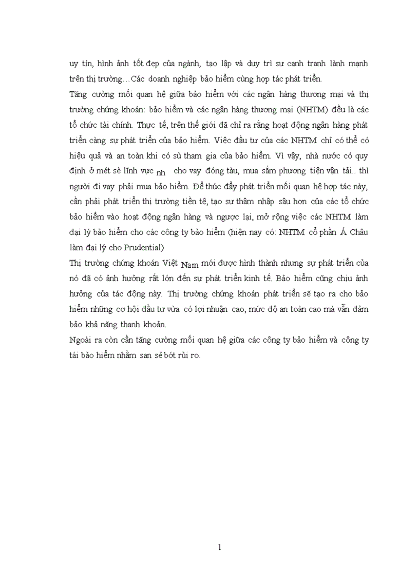 image for page Bảo hiểm Việt Nam thực trạng và giải pháp phát triển 1