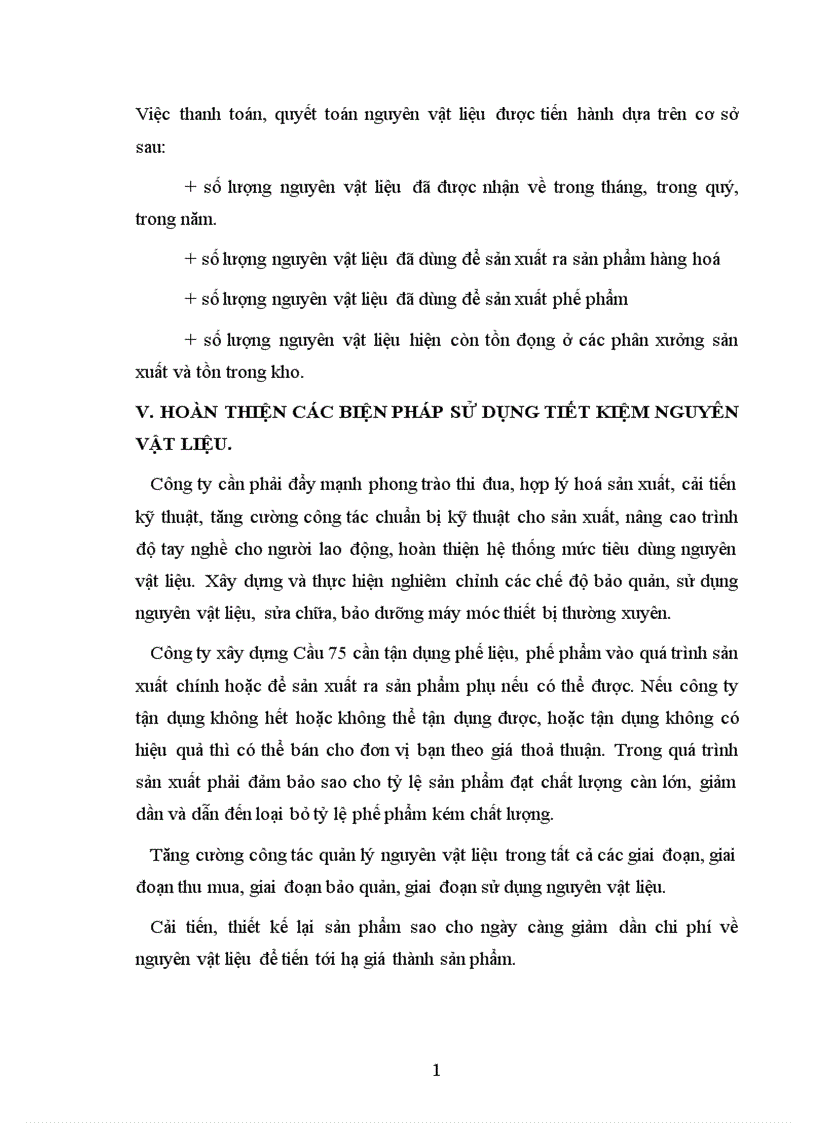 image for page Một số ý kiến về công tác quản lý nguyên vật liệu của Công ty Xây dựng Cầu 75