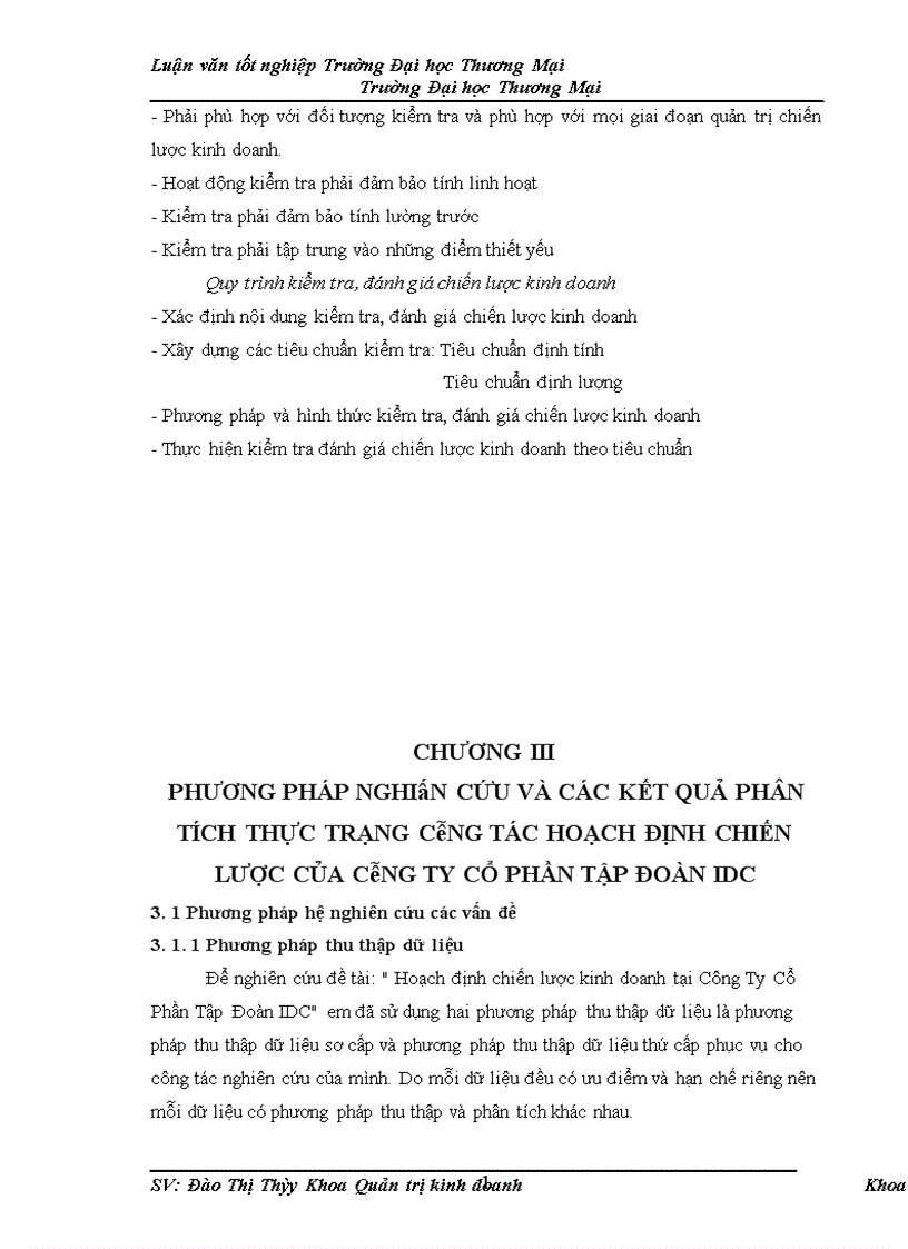 image for page Hoạch định chiến lược kinh doanh của Công ty Cổ Phần Tập Đoàn IDC 1